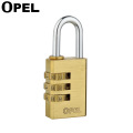 3/4 Digit Brass Combination Padlock for luggage,Gym and suitcase lock Gym